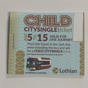 Child single ticket