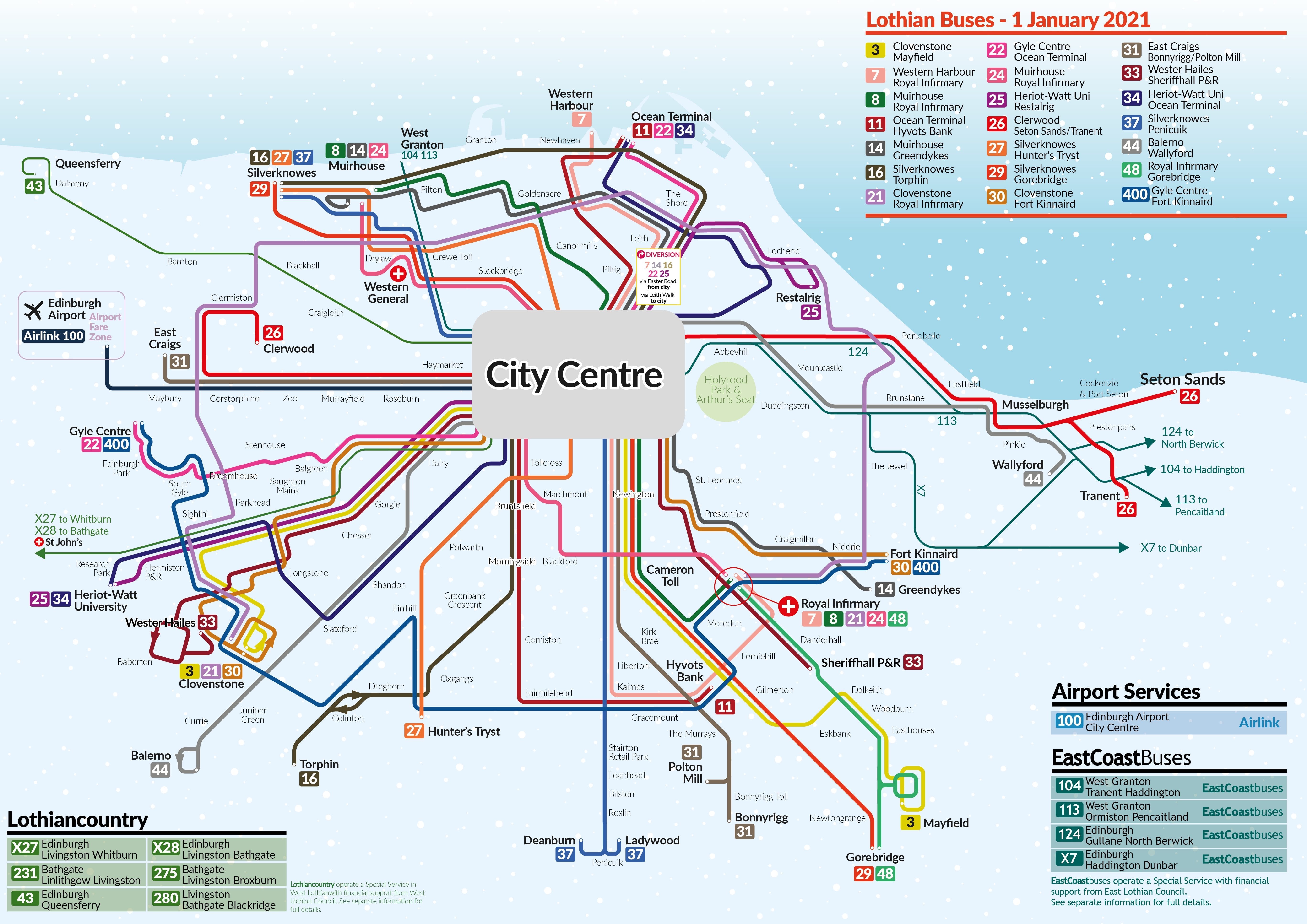 journey planner lothian buses