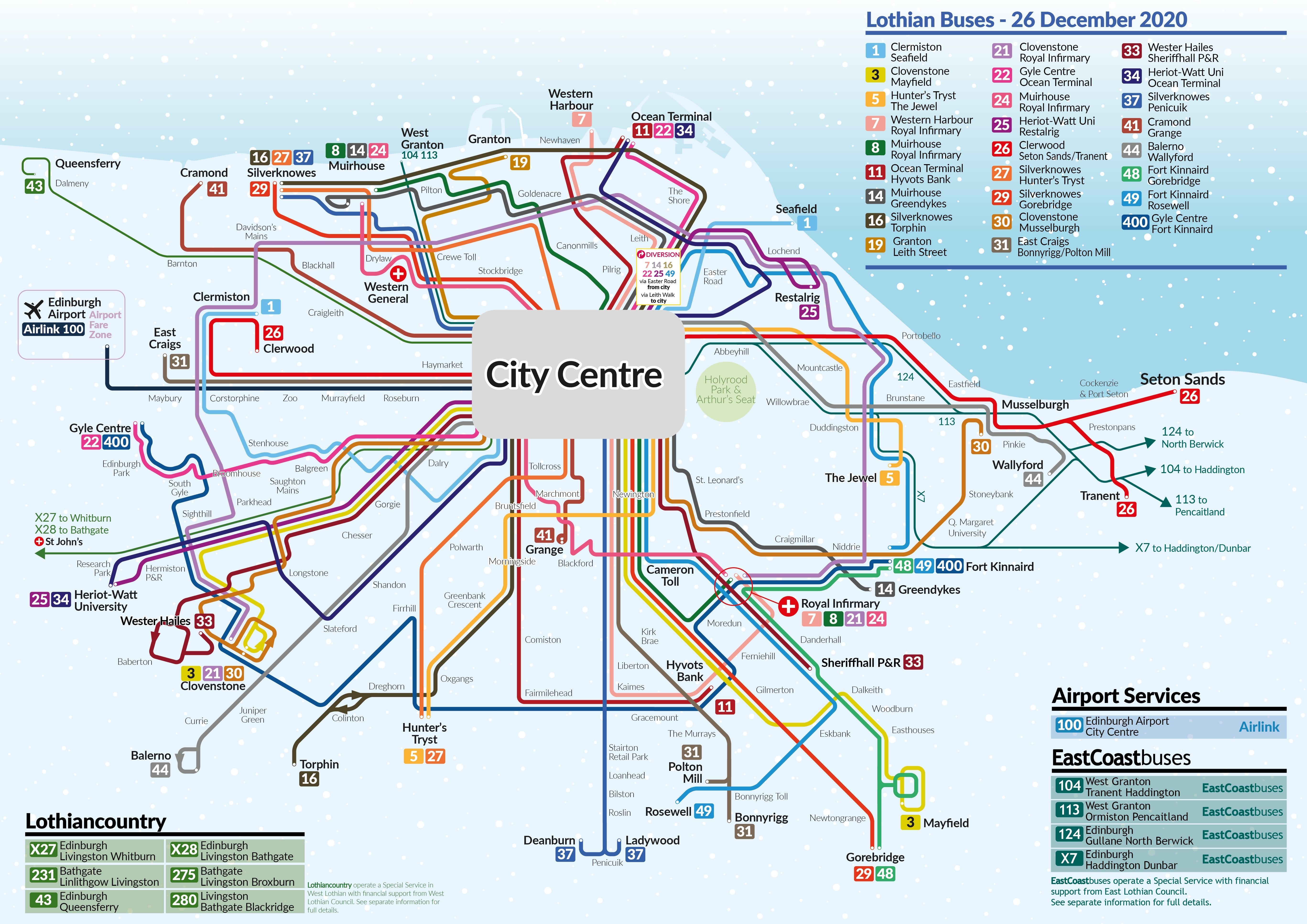 plan my journey lothian buses