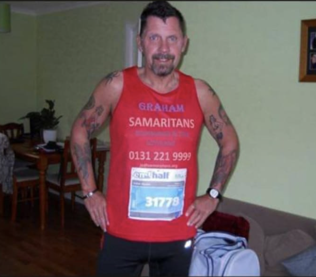 Image of Graham wearing running clothes