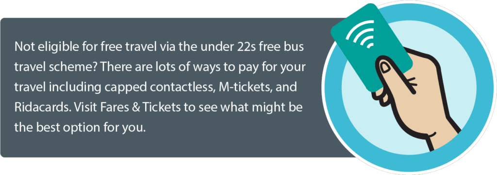 Click to find out more about fare and tickets