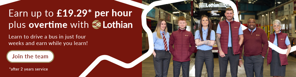 Mobile Banner for Promoting Bus Driver Recruitment
