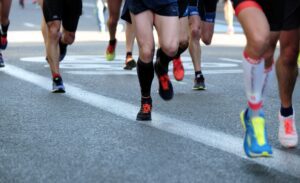 Runners legs.