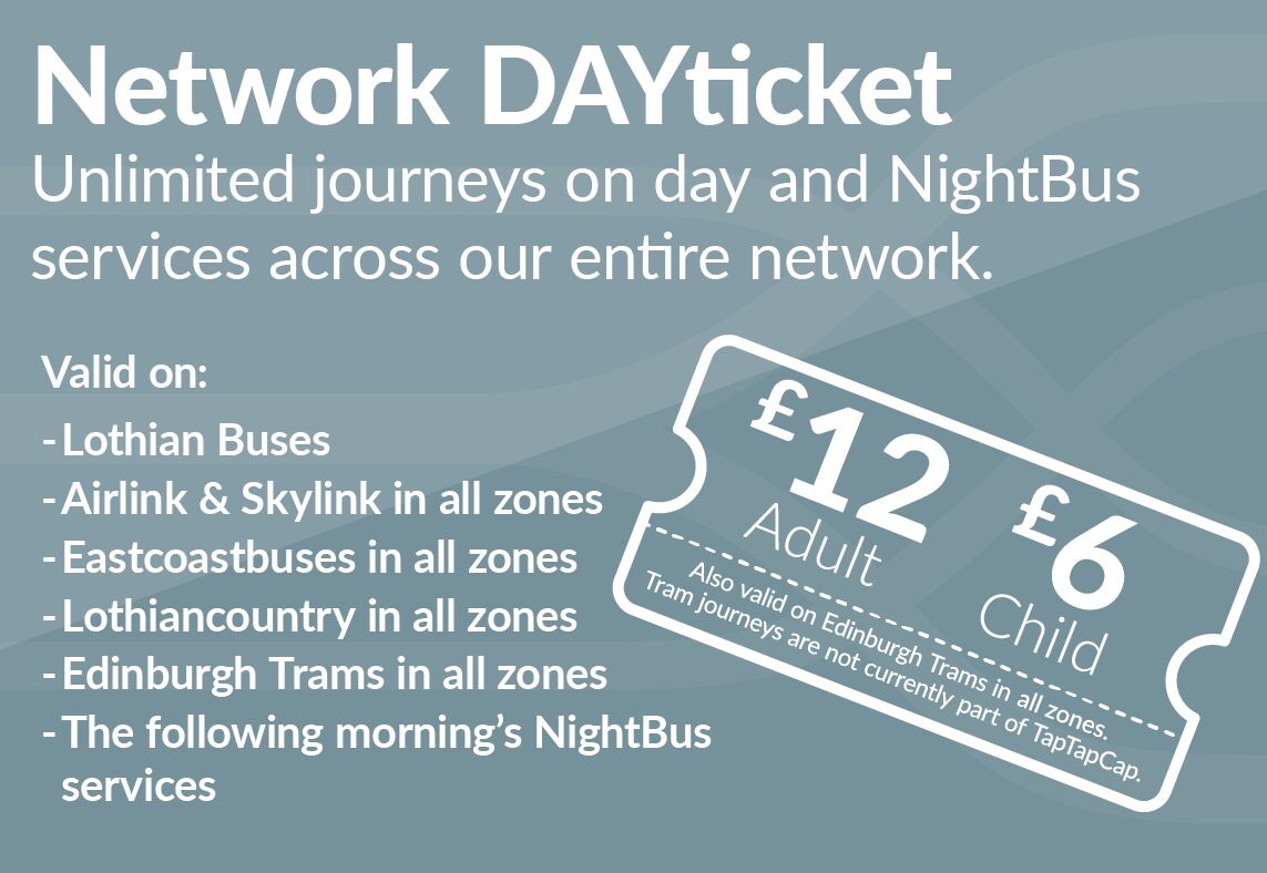 Network Day Ticket - Adult £12, Child £6