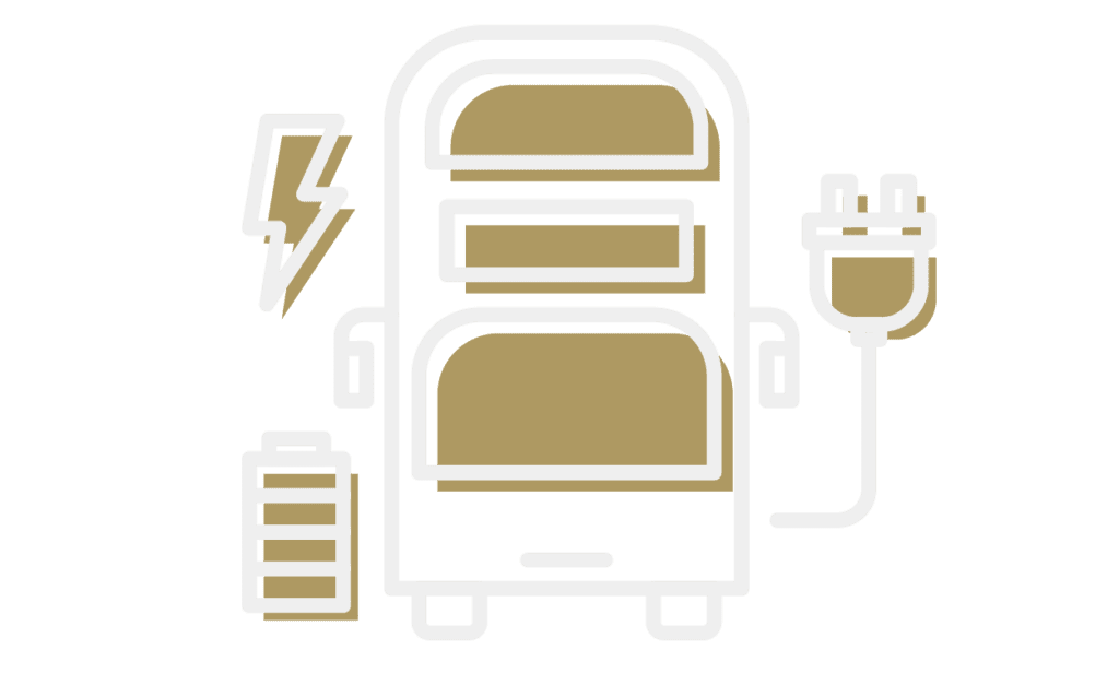 icon showing bus and renewable fuel types