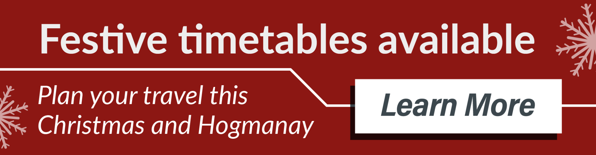 Festive timetables now available. Plan your travel this Christmas & Hogmanay across Edinburgh and the Lothians. Learn more.