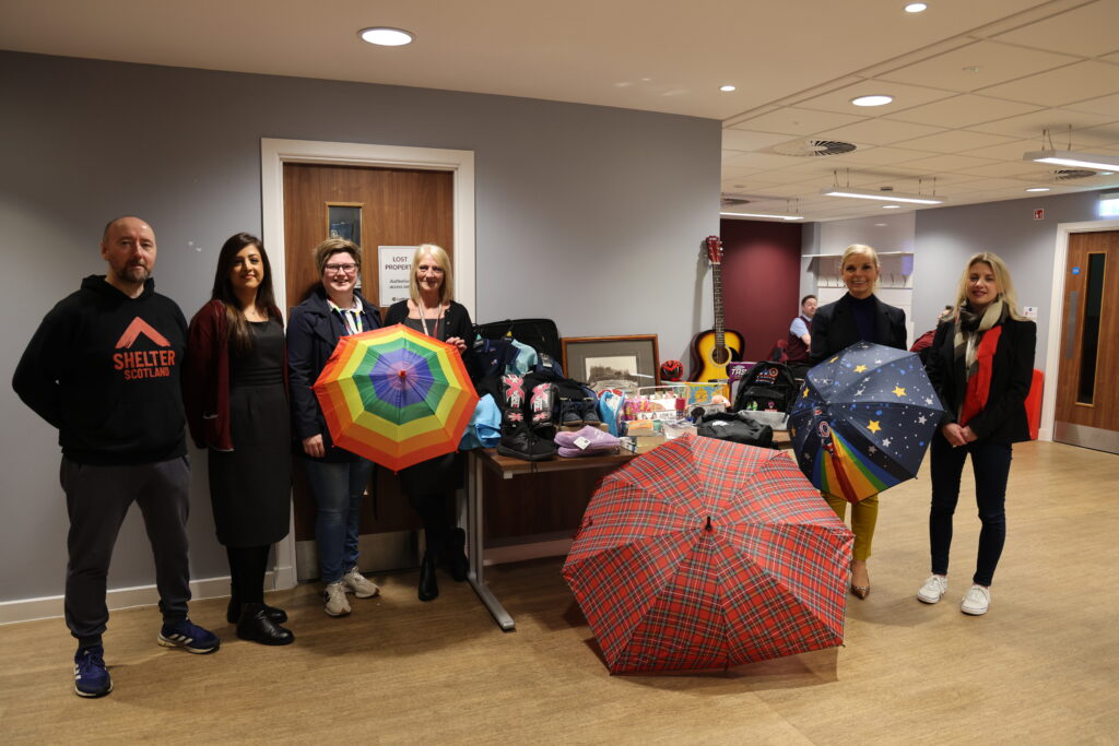 Amazing stock drive with Shelter Scotland raises £16,000 in the first year