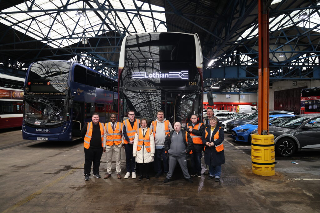 Lothian welcomes visitors from Upmo to Central Garage<span class='secondary_title'>The visit marked Jason's Journey being shortlisted at the Scottish Transport Awards</span>