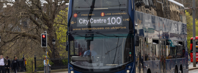 Airlink 100 on Princes Street.