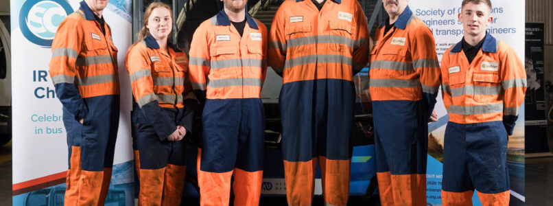 All of the Lothian Engineers who took part in the IRTE Skills Challenge