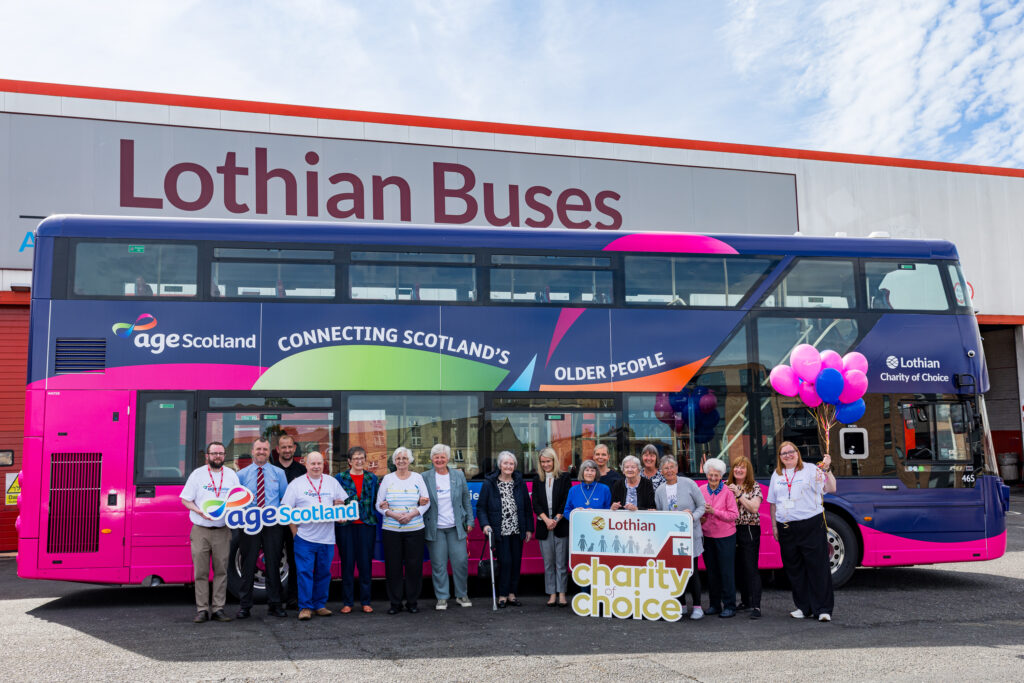 Lothian and Age Scotland provide connection through charity bus design<span class='secondary_title'>New charity bus hits the streets of Edinburgh and the Lothians</span>