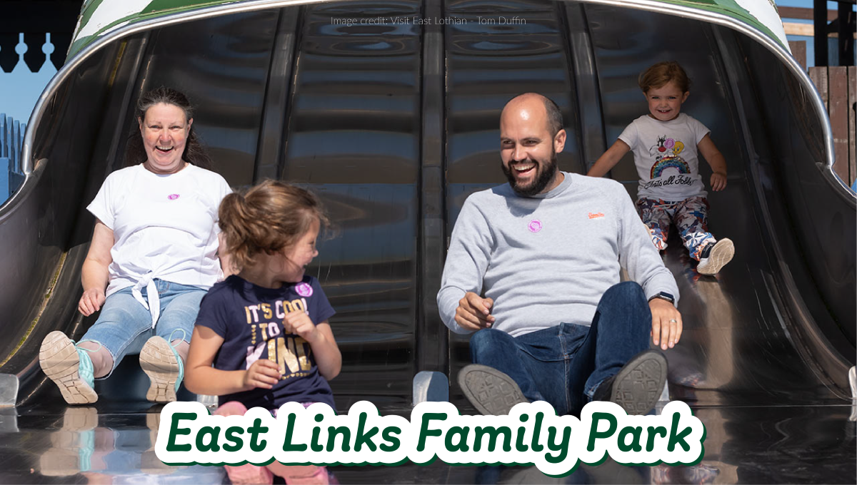 Image of a family at East Links Family Park