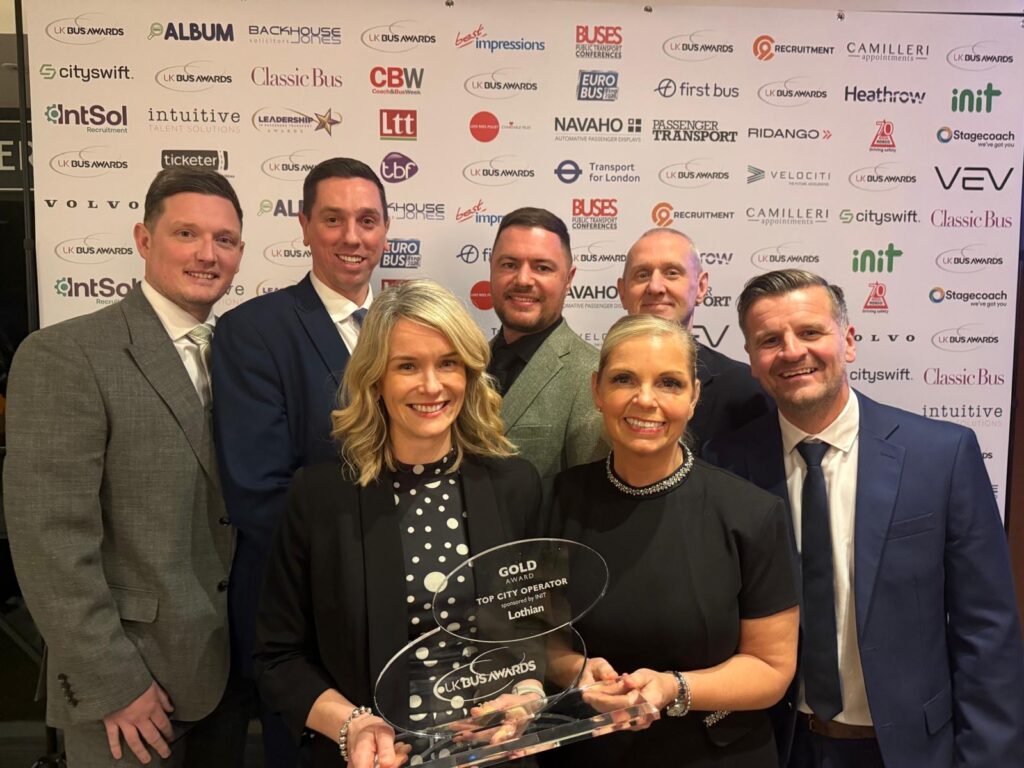 Lothian celebrates double success at UK Bus Awards