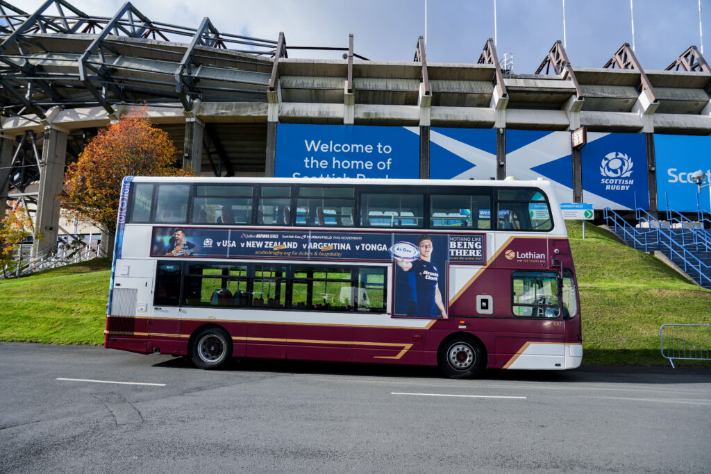 Travel with Lothian Buses to Scotland vs France – Guinness Men’s Six Nations 2026