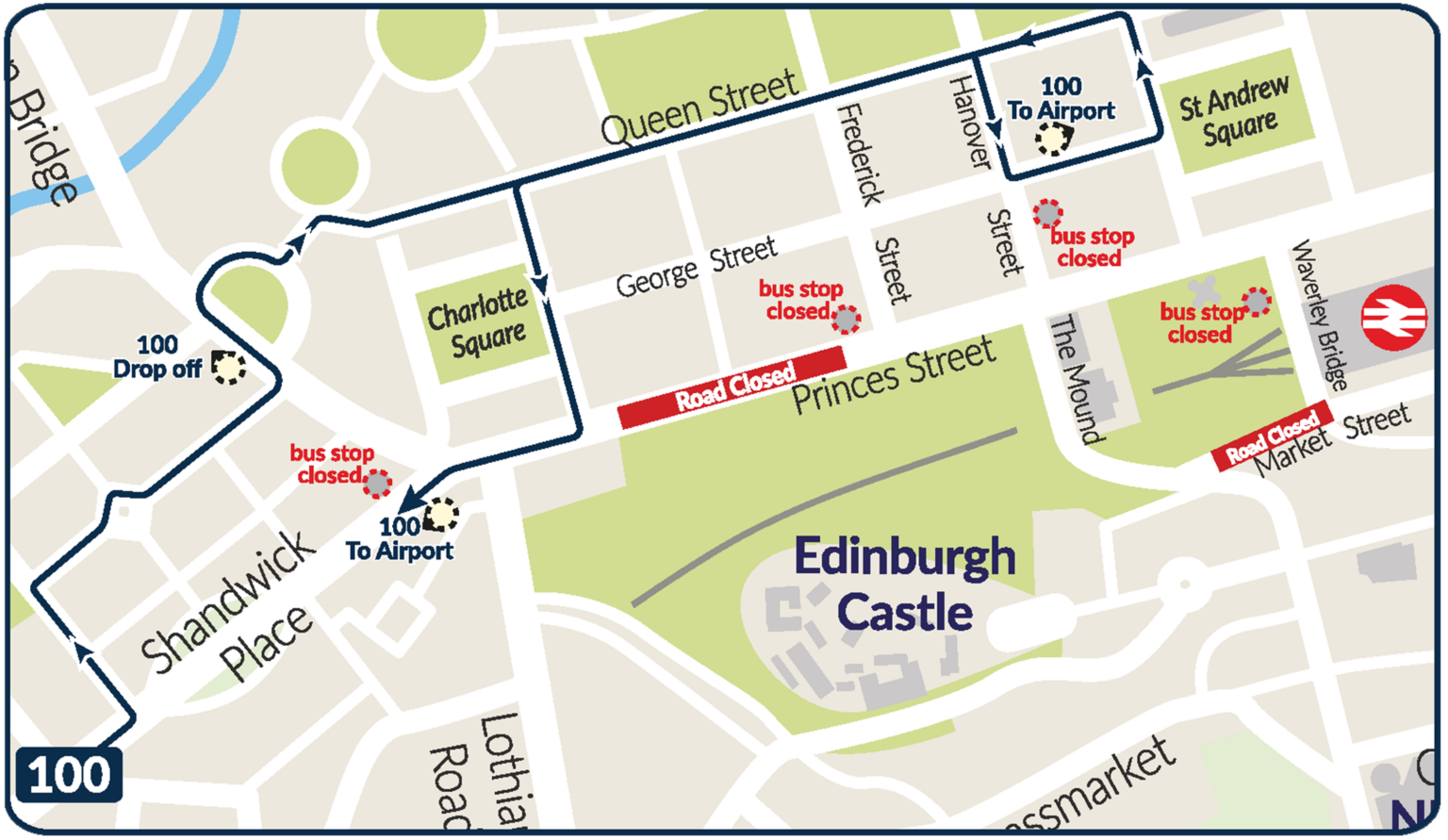 Diversions for Edinburgh Festival Carnival (Sunday 19 July) - Lothian Buses