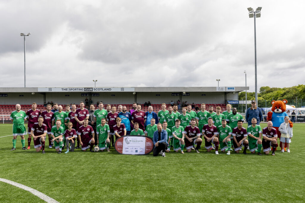 Lothian hosts charity football match at Ainslie Park in aid of Age Scotland