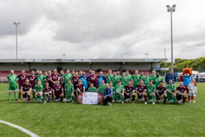 Lothian hosts charity football match at Ainslie Park in aid of Age Scotland